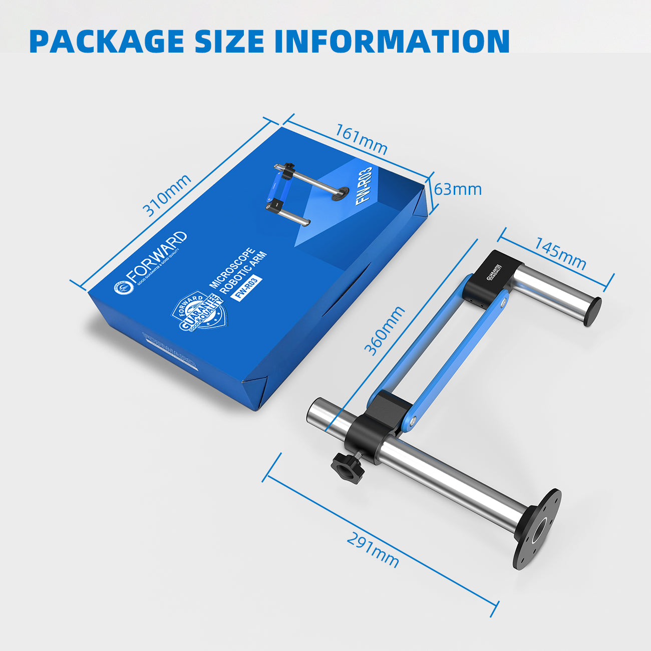 Brat Reglabil Forward FW-R03 pentru Microscop