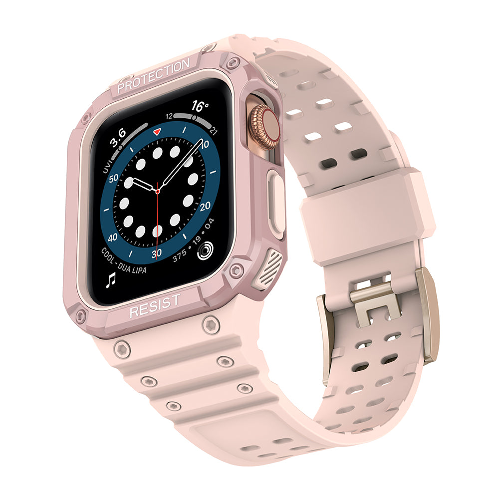 Pancerne etui OEM do zegarków Apple Watch z serii 41 mm / 40 mm / 38 mm, różowe