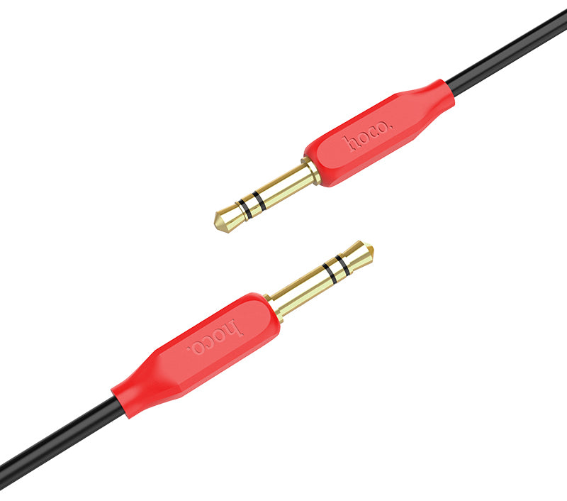 Cablu Audio 3.5mm - 3.5mm HOCO UPA11, 1m, Negru