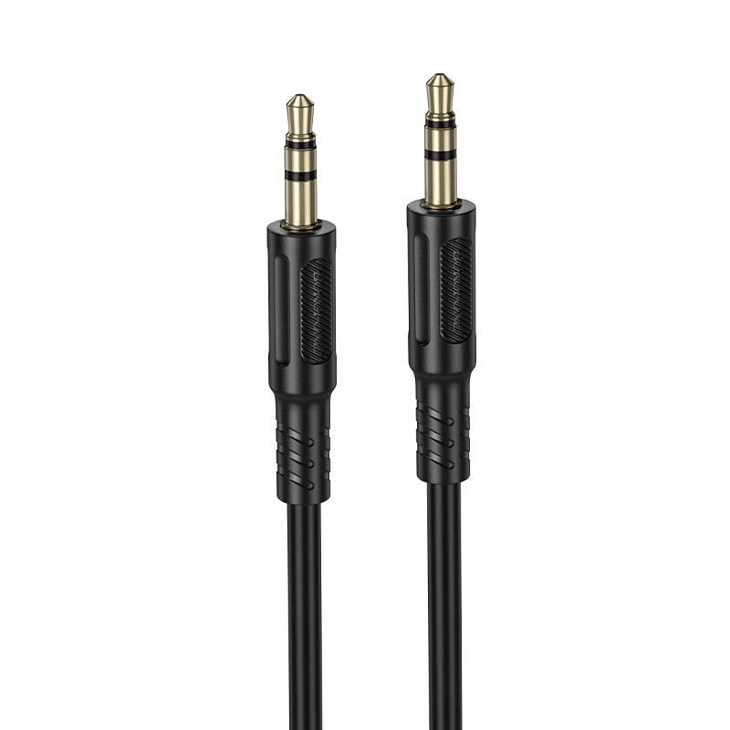 Cablu Audio 3.5mm - 3.5mm Borofone BL25 Nice, 1m, Negru