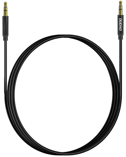Cablu Audio 3.5mm - 3.5mm Dudao L12s, 1m, Negru