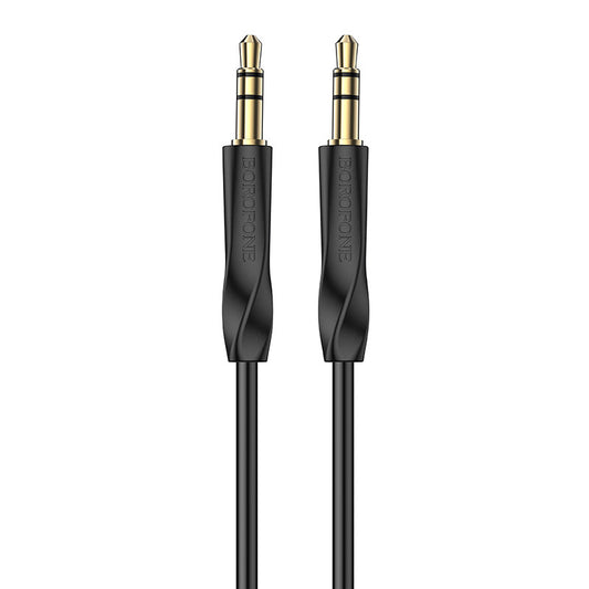 Cablu Audio 3.5mm - 3.5mm Borofone BL16, 1m, Negru