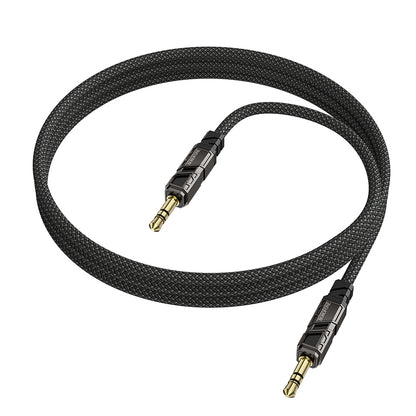 Cablu Audio 3.5mm - 3.5mm Borofone BL22 Dignity, 1m, Negru