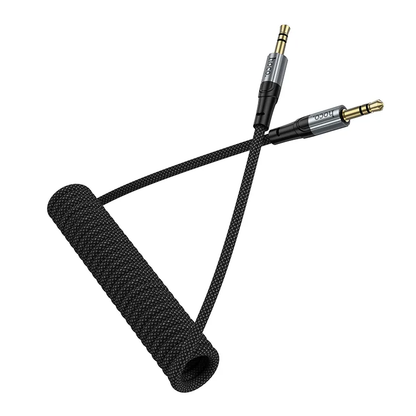 Cablu Audio 3.5mm - 3.5mm HOCO UPA33, 1.5m, Negru