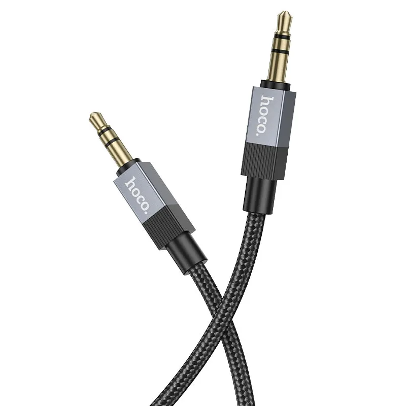 Cablu Audio 3.5mm - 3.5mm HOCO UPA32, 1m, Negru
