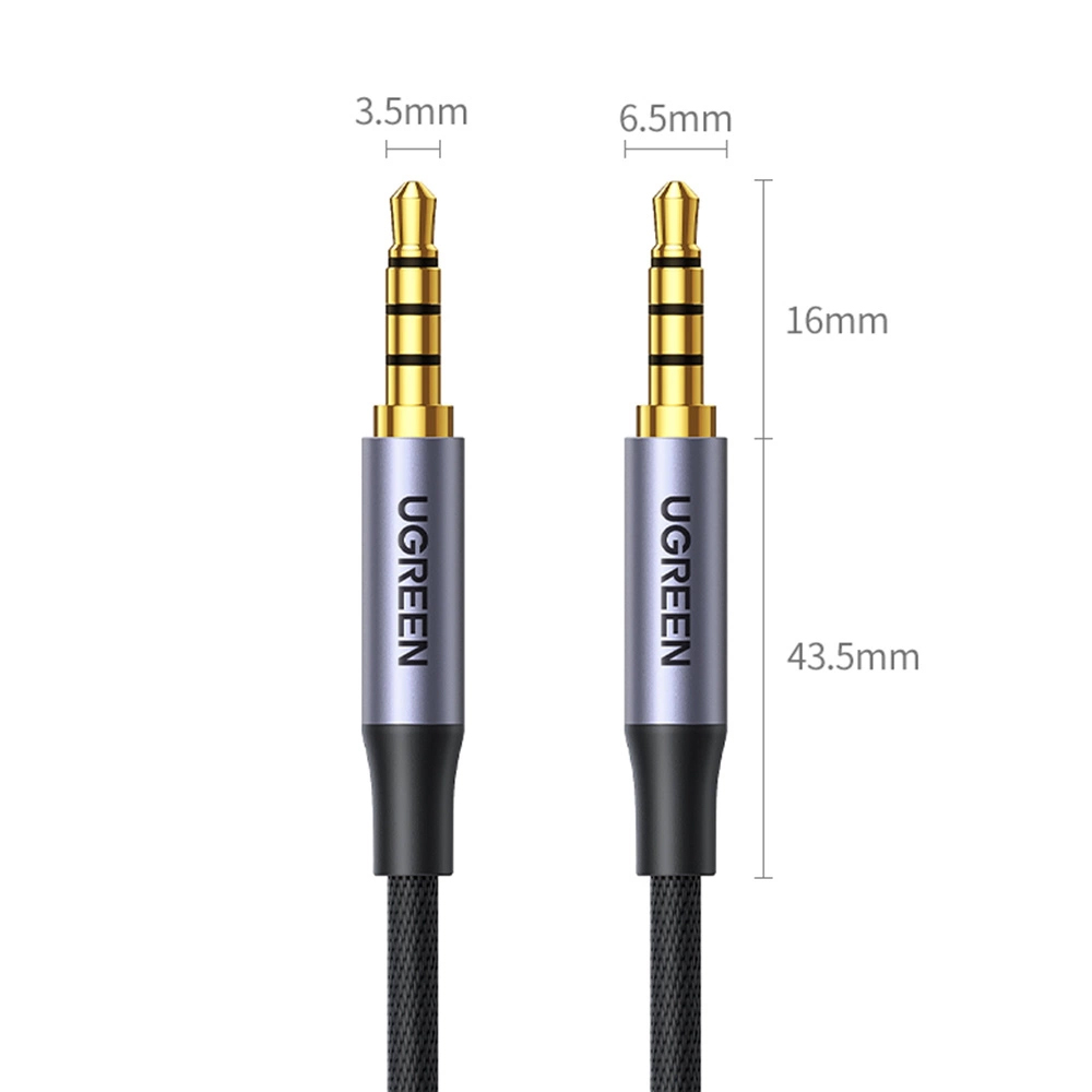 Cablu Audio 3.5mm - 3.5mm UGREEN AV183, 1.5m, Negru