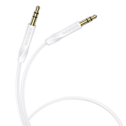 Kabel audio 3,5 mm - kabel audio 3,5 mm BL16, 1 m, biały 