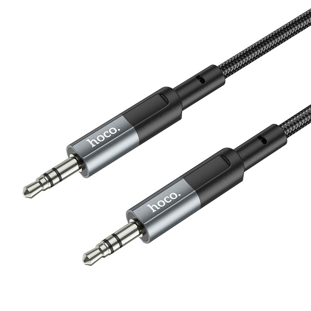Cablu Audio 3.5mm - 3.5mm HOCO UPA23, 1m, Gri