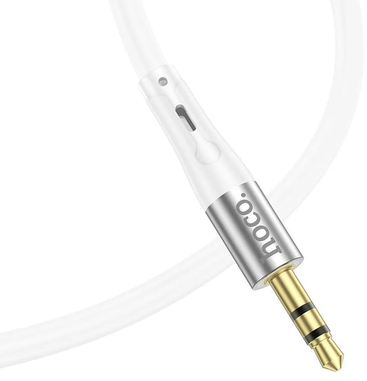 Cablu Audio Lightning - 3.5mm HOCO UPA22, 1m, Alb