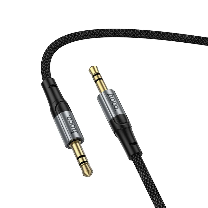 Cablu Audio 3.5mm - 3.5mm HOCO UPA33, 1.5m, Negru
