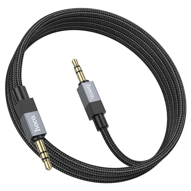 Cablu Audio 3.5mm - 3.5mm HOCO UPA32, 1m, Negru