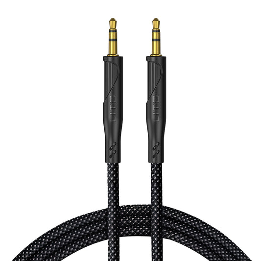 Cablu Audio 3.5mm - 3.5mm Lito LA02, 1m, Negru