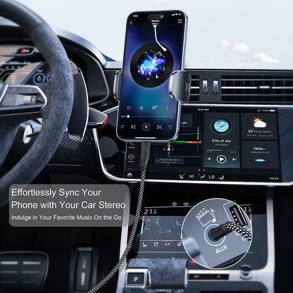 Cablu Audio 3.5mm - 3.5mm Lito LA02, 1m, Negru