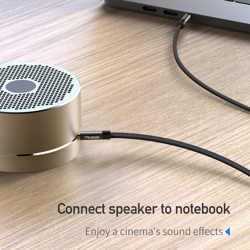 Cablu Audio 3.5mm - 3.5mm McDodo CA-6640, 1.2m, Negru