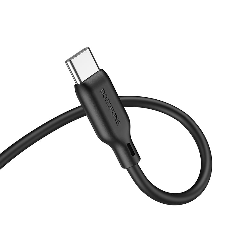 Cablu Audio 3.5mm - USB-C Borofone BL18, 1m, Negru