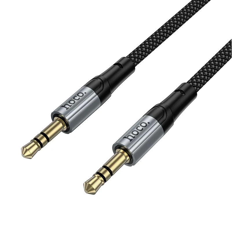 Cablu Audio 3.5mm - 3.5mm HOCO UPA33, 1.5m, Negru