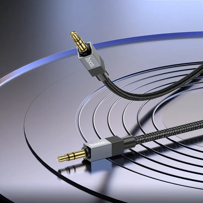 Cablu Audio 3.5mm - 3.5mm HOCO UPA32, 1m, Negru