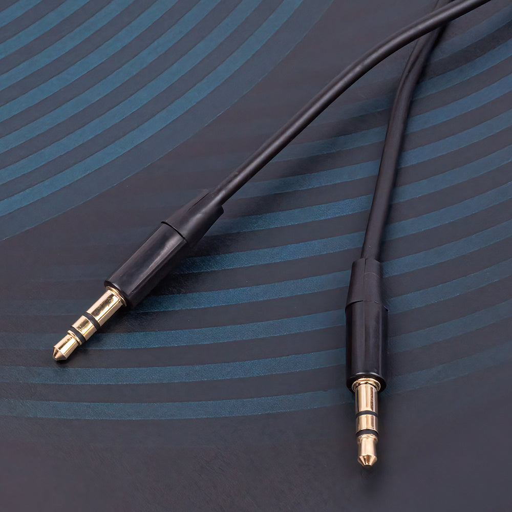 Cablu Audio 3.5mm - 3.5mm MaXlife, 1m, Negru