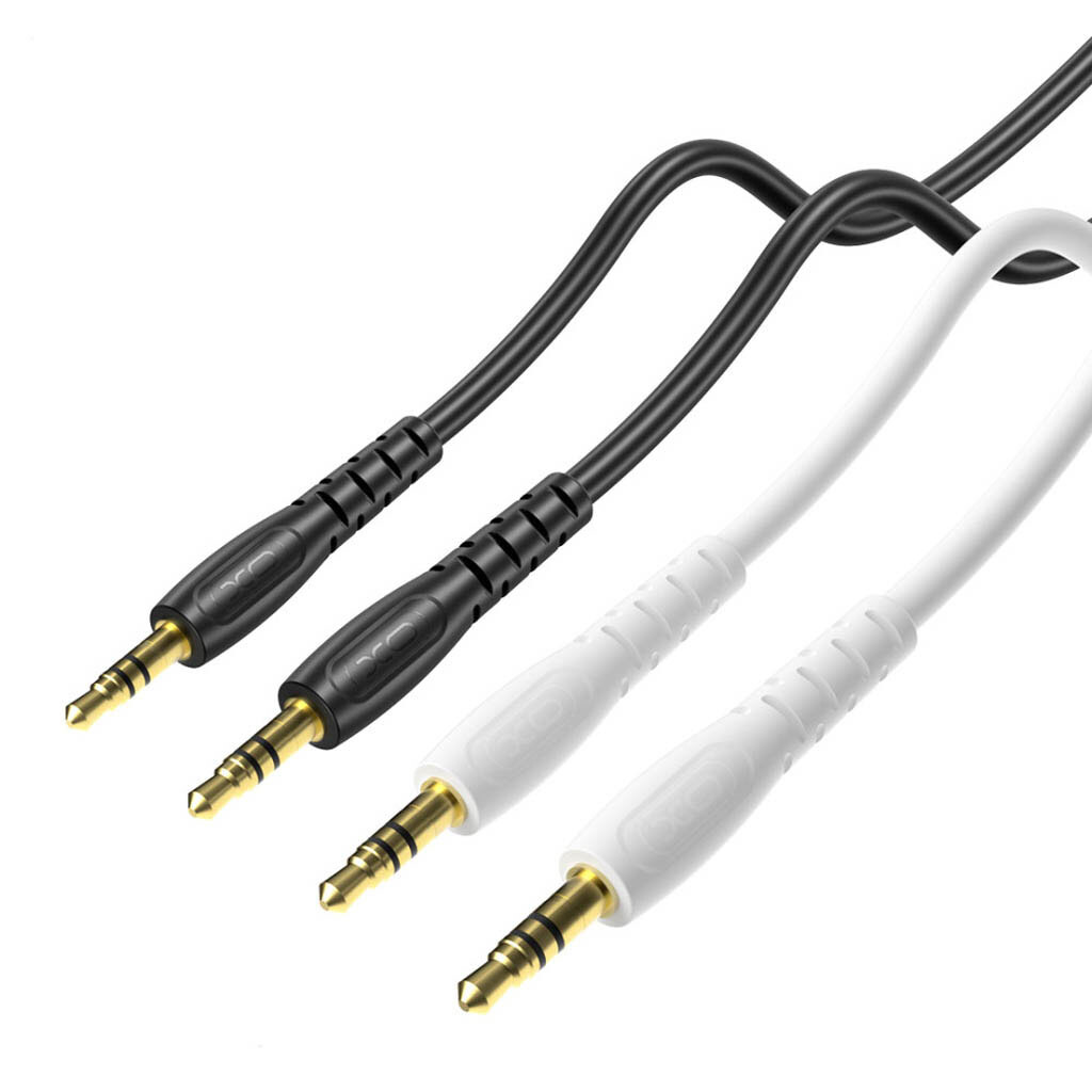 Cablu Audio 3.5mm - 3.5mm XO Design NB-R270, 1m, Alb