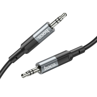 Cablu Audio 3.5mm - 3.5mm HOCO UPA22, 1m, Negru