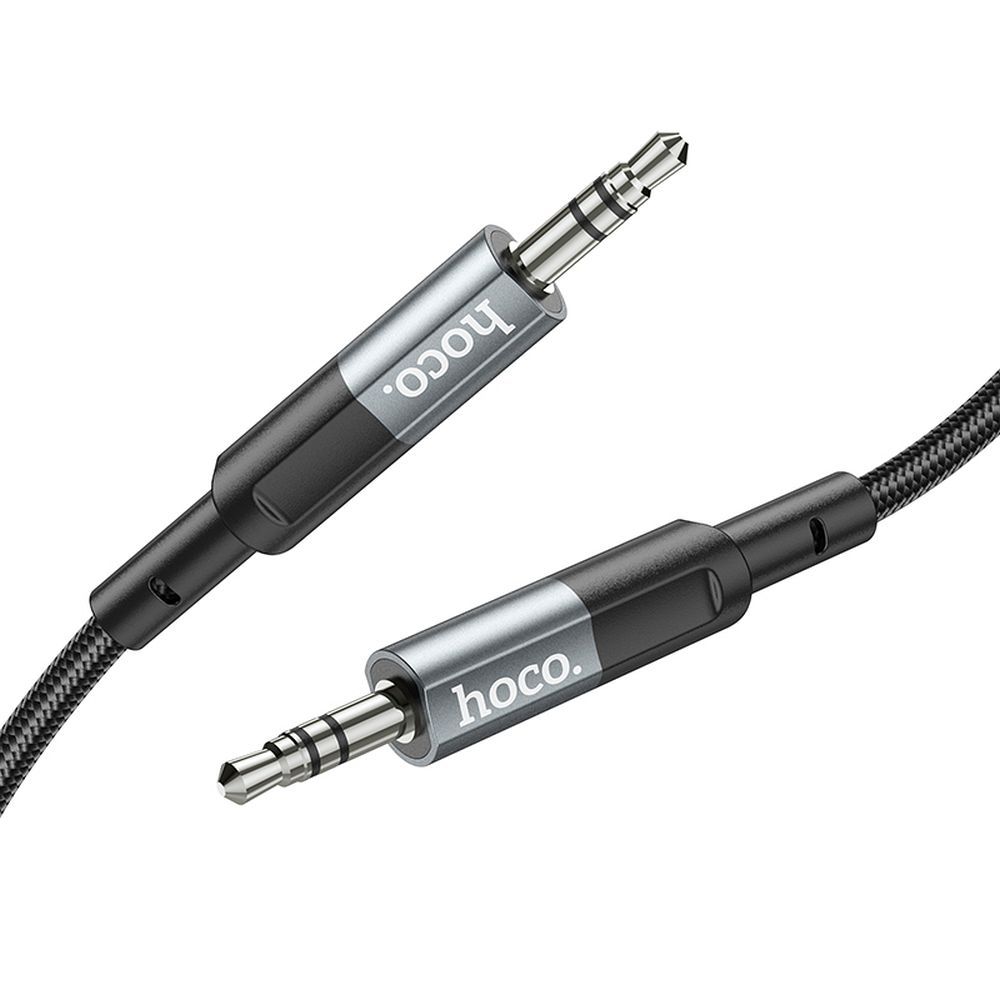 Cablu Audio 3.5mm - 3.5mm HOCO UPA23, 1m, Gri