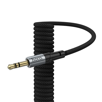 Cablu Audio 3.5mm - 3.5mm HOCO UPA33, 1.5m, Negru