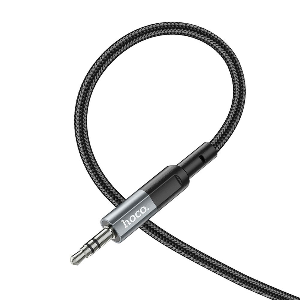 Cablu Audio 3.5mm - 3.5mm HOCO UPA22, 1m, Negru