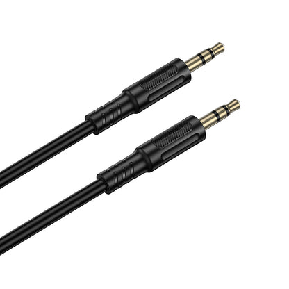 Cablu Audio 3.5mm - 3.5mm Borofone BL25 Nice, 1m, Negru