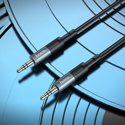 Cablu Audio 3.5mm - 3.5mm HOCO UPA23, 1m, Gri
