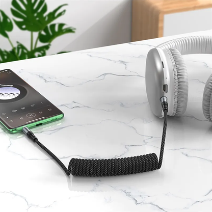 Cablu Audio 3.5mm - 3.5mm HOCO UPA33, 1.5m, Negru