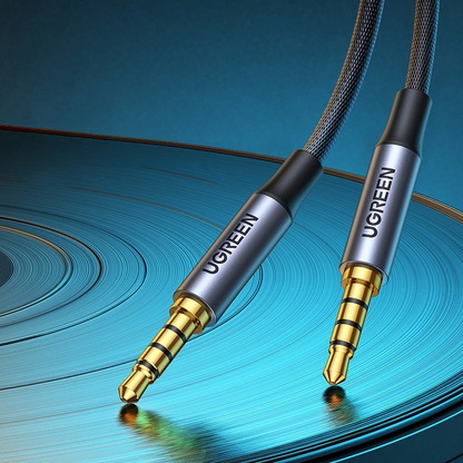 Cablu Audio 3.5mm - 3.5mm UGREEN AV183, 1.5m, Negru