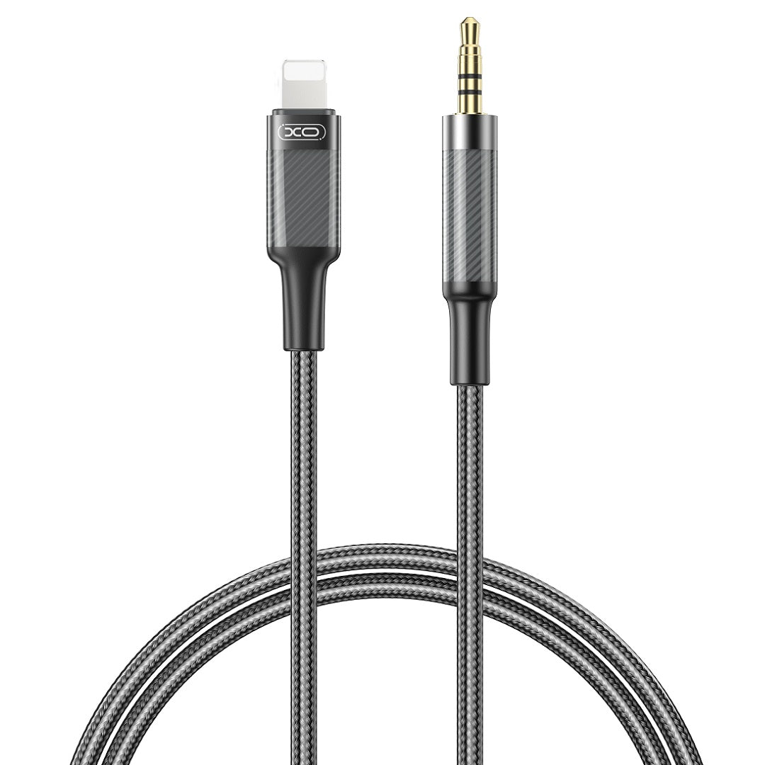 Cablu Audio Lightning - 3.5mm XO Design NB-R279A, 1m, Negru