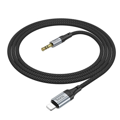 Cablu Audio Lightning - 3.5mm HOCO UPA26, 1m, Negru
