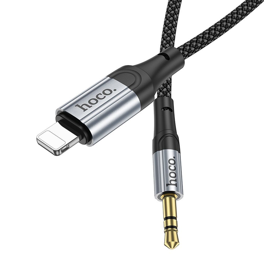 Cablu Audio Lightning - 3.5mm HOCO UPA26, 1m, Negru