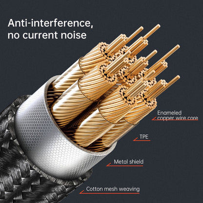 Cablu Audio Lightning - 3.5mm McDodo CA-0780 Castle, 1.2m, Negru