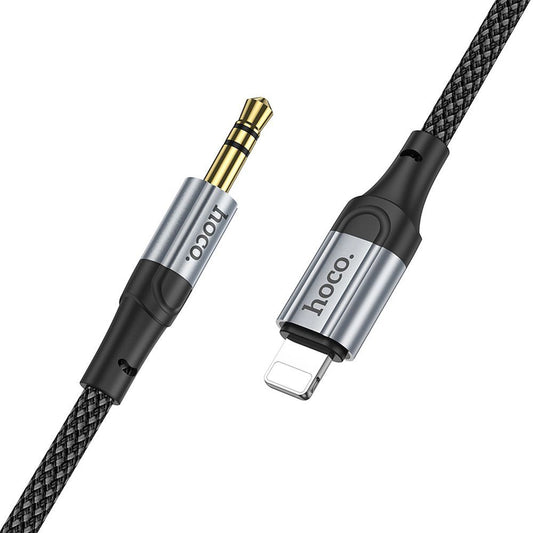 Cablu Audio Lightning - 3.5mm HOCO UPA26, 1m, Negru