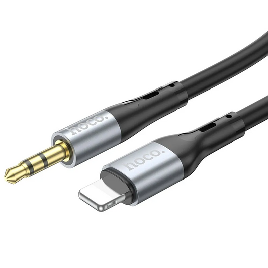 Cablu Audio Lightning - 3.5mm HOCO UPA22, 1m, Negru