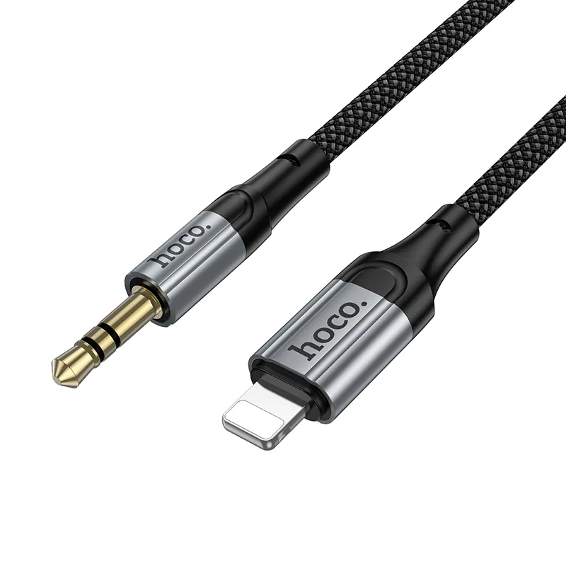 Cablu Audio Lightning - 3.5mm HOCO UPA33A, 1.5m, Negru