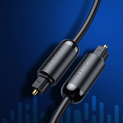Cablu Audio Optic UGREEN AV122, Toslink / SPDIF, 1.5m, Negru