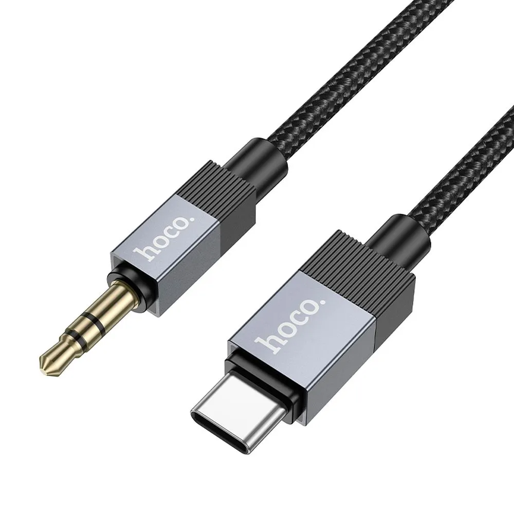 Cablu Audio USB-C - 3.5mm HOCO UPA32B, 1m, Negru