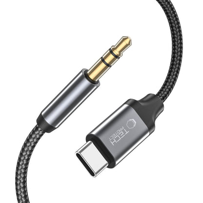 Cablu Audio USB-C - 3.5mm Tech-Protect Ultraboost, 1m, Negru