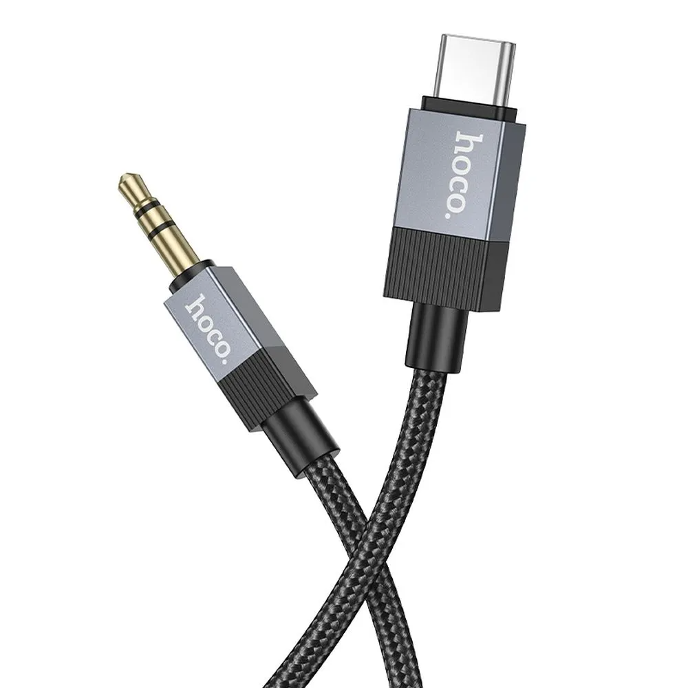 Cablu Audio USB-C - 3.5mm HOCO UPA32B, 1m, Negru