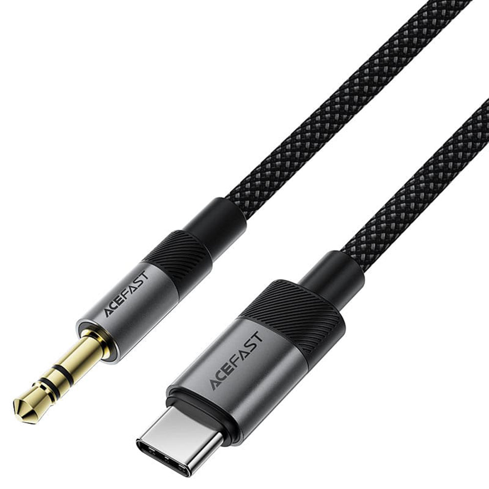Cablu Audio USB-C - 3.5mm Acefast J11, 1m, Negru