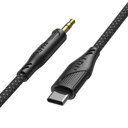 Cablu Audio USB-C - 3.5mm Lito LA02, 1m, Negru