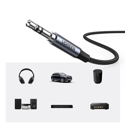 Cablu Audio USB-C - 3.5mm UGREEN CM450 (20192), 1m, Gri