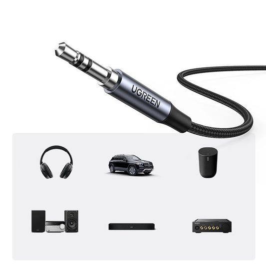 Cablu Audio USB-C - 3.5mm UGREEN CM450 (20192), 1m, Gri