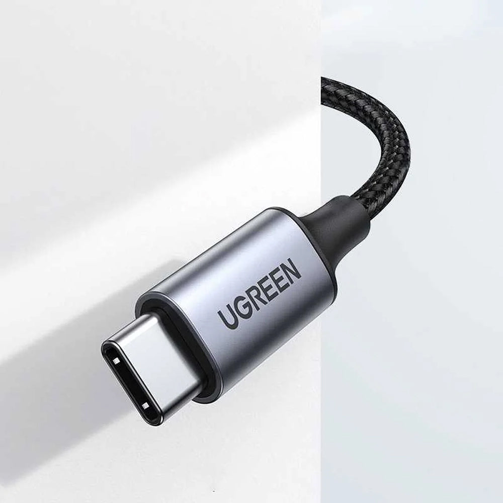 Cablu Audio USB-C - 3.5mm UGREEN CM450 (20192), 1m, Gri
