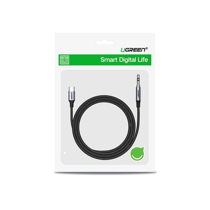 Cablu Audio USB-C - 3.5mm UGREEN CM450 (20192), 1m, Gri