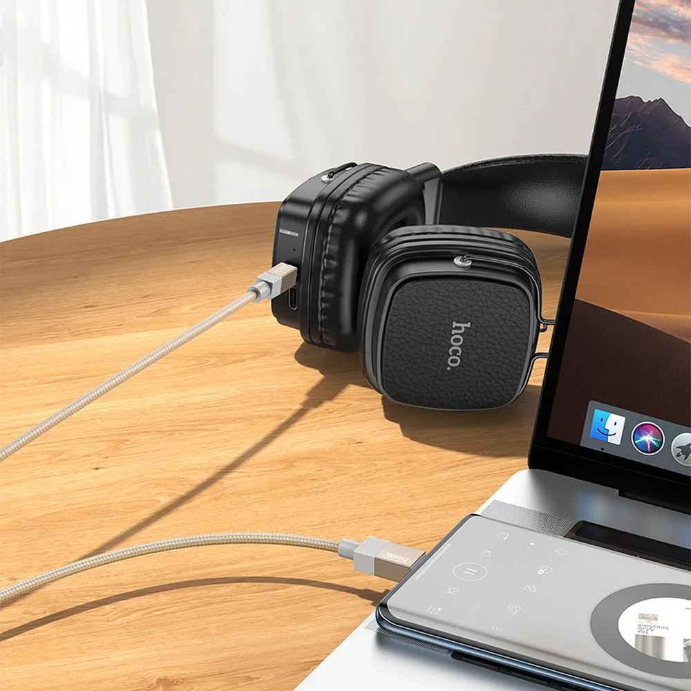 Cablu Audio USB-C - 3.5mm HOCO UPA32B, 1m, Negru