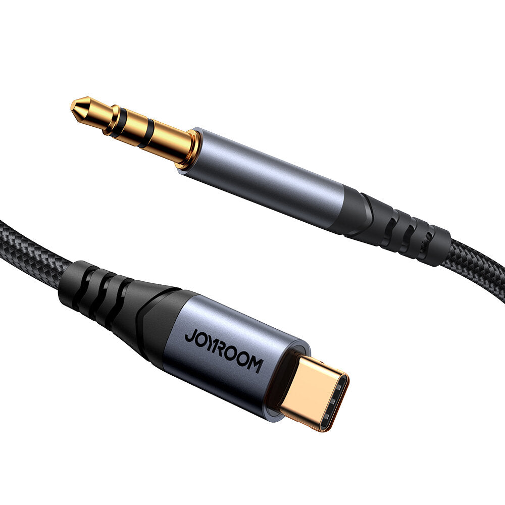 Cablu Audio USB-C - 3.5mm Joyroom SY-A07, 1.2m, Negru